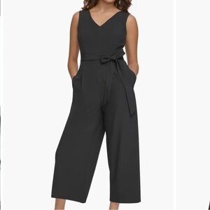 Calvin Klein Cropped Wide-Leg Jumper